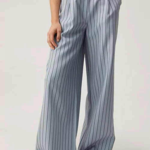 Premium Stripe Tailored Wide Leg Pants from Frami.store